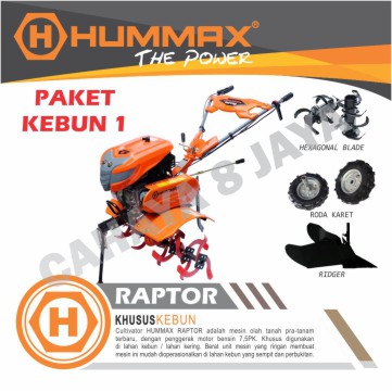 TRAKTOR CULTIVATOR HUMMAX RAPTOR