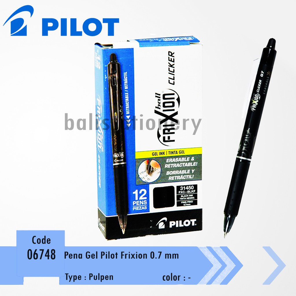

Pena Gel Pilot Frixion 0.7 mm