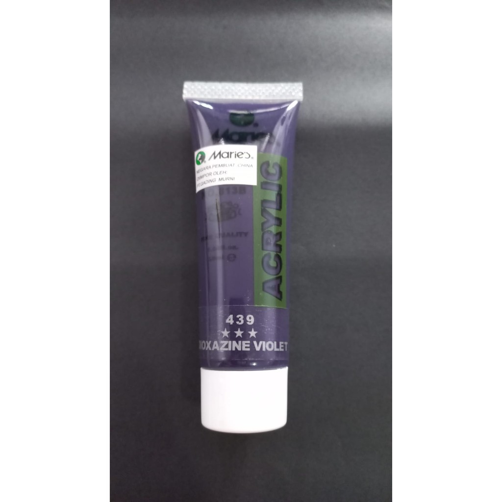 

Cat Acrylic 30ml Maries Dioxazine Violet 439 / Cat Akrilik 30 ml Warna / Cat Acrylic 30 ml