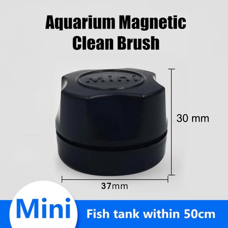 Aquawing Sikat Kaca Magnetic Floating Brush Glass Aquarium - WH-02 / Mini-1