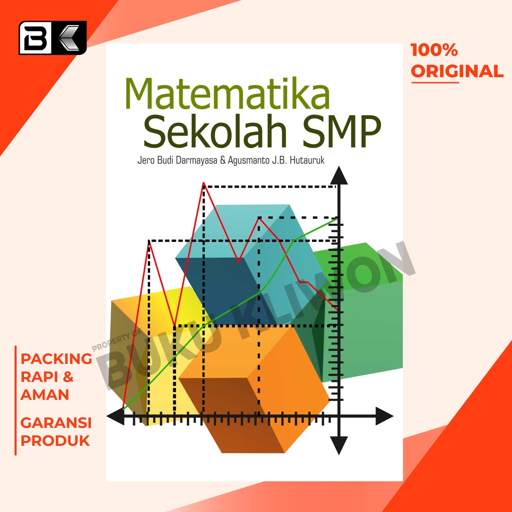 Buku Matematika SMP Buku Ajar Matematika Sekolah SMP Buku ORIGINAL buku SMP  Jero Budi DAN Agusmanto