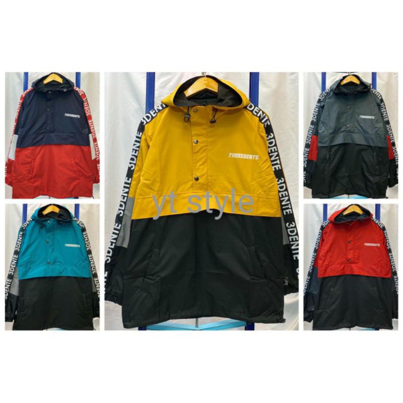 jaket cougle rainy threedente | jaket cougle pria | jaket 3D pria