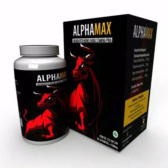 TERBARU!!! ALPHAMAX Kapsul Pembesar Pria Herbal Alami
