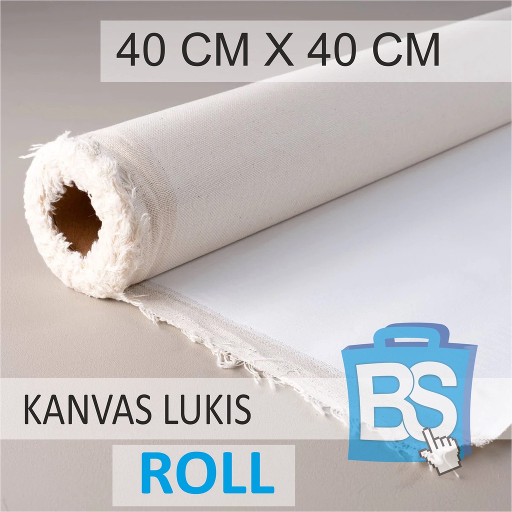 

kanvas lukis marsoto tebal ukuran 40cm x 40cm premium quality Grade A+ kanvas 40x40 , canvas 40x40 kanvas roll