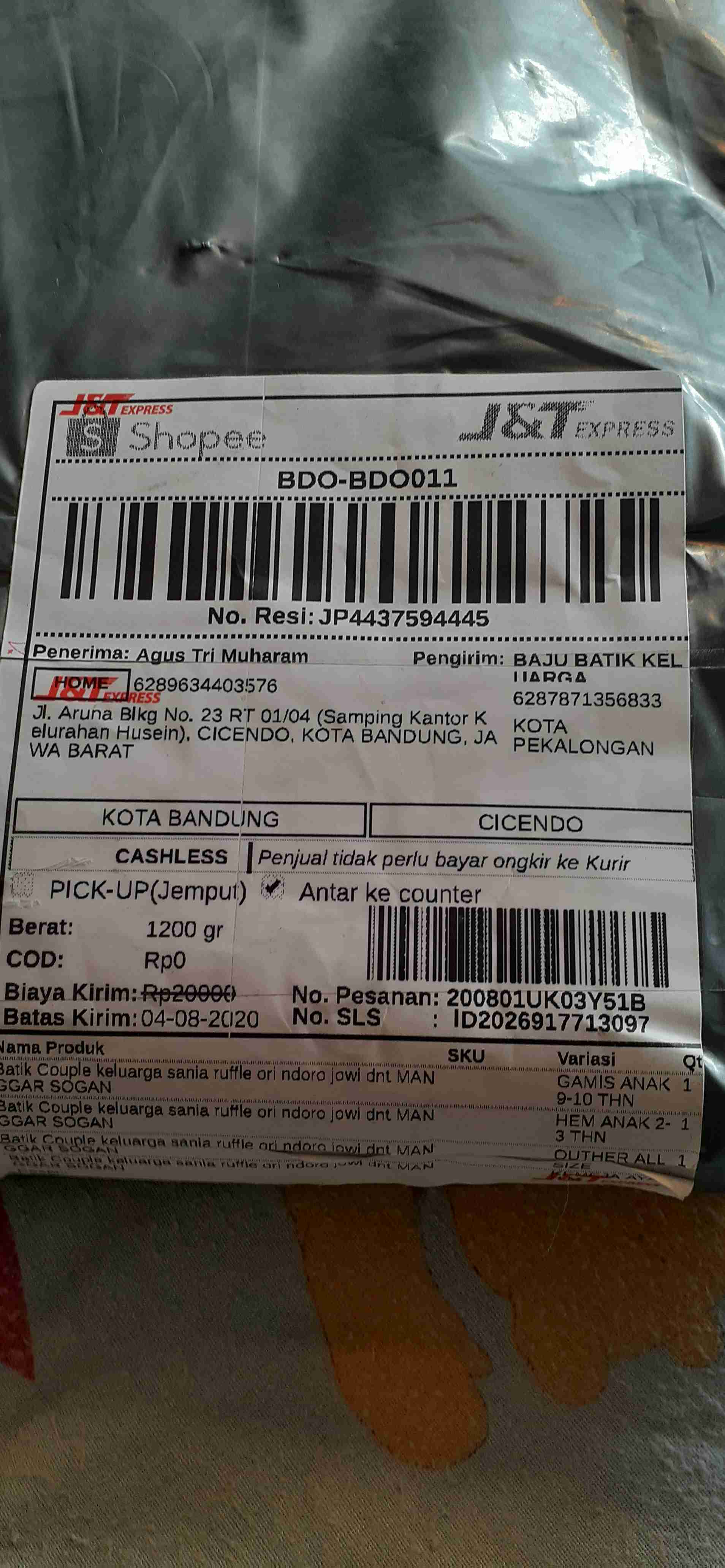 Batik Couple Keluarga Sania Ruffle Ori Ndoro Jowi Dnt Manggar Sogan