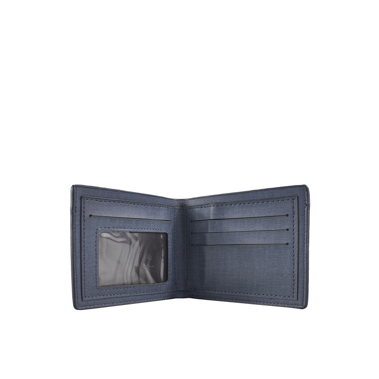 Dompet Lipat Pria Dompet Pendek Kulit PU Men Short Wallet Branded Impor 8811402605BLU