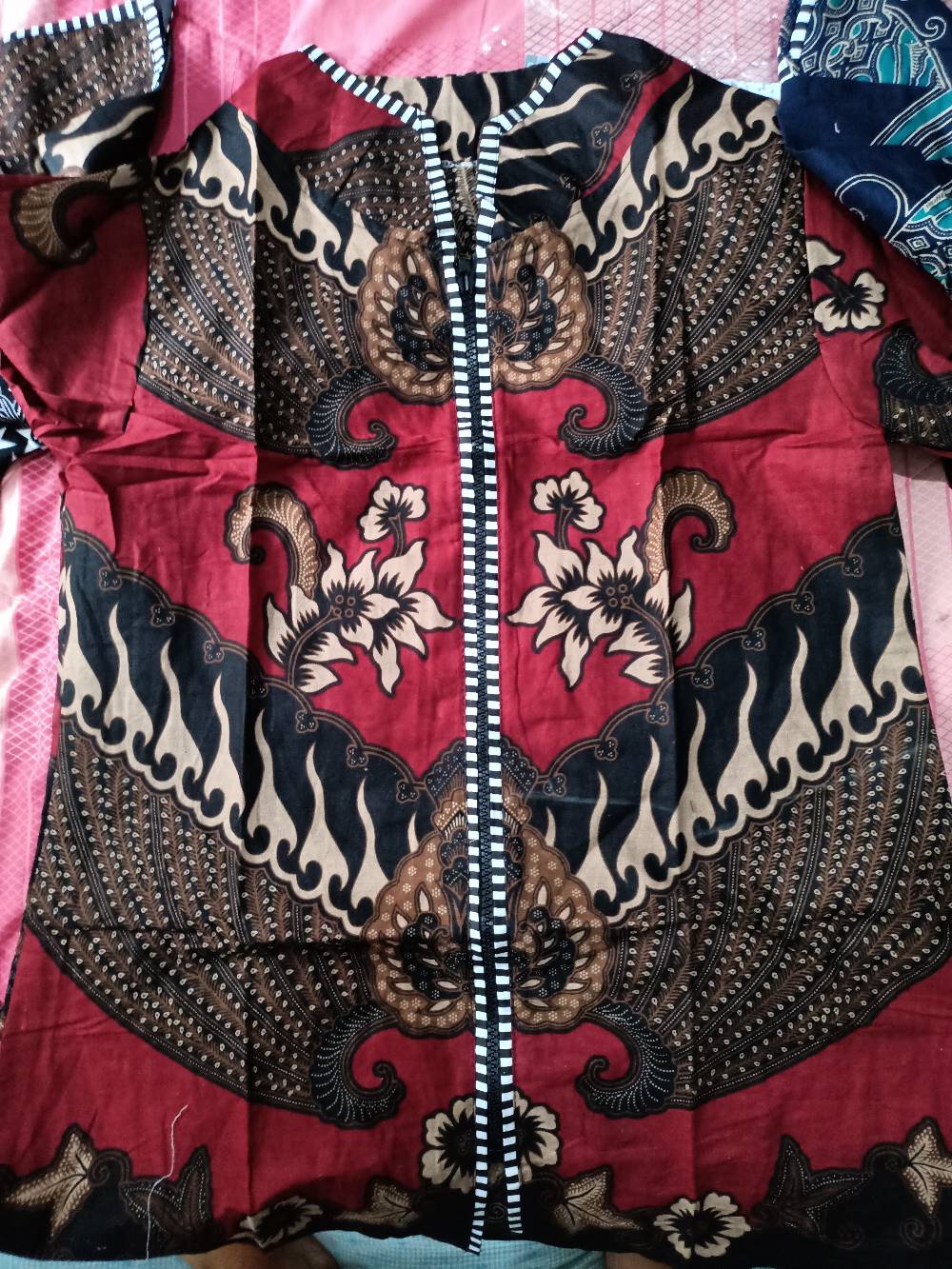 Atasan Batik Dolby Dolbi Dobby Doby Tenun Sutra Tulis Halus Katun Atbm Baron Sarombit Atasan