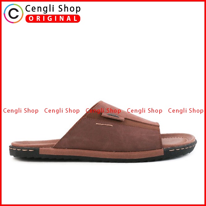 SANDAL SLIDE PRIA CARDINAL ORIGINAL CASUAL TERBARU COKLAT CA19