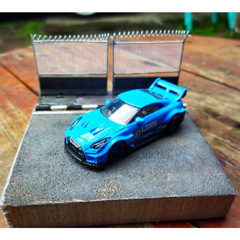 Diorama mini diorama jalan diorama diecast diorama simpel hotwheels skala 64