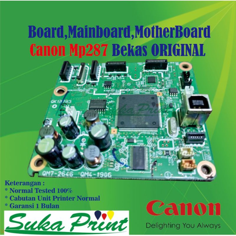 Board, Mainboard Printer Canon Mp287