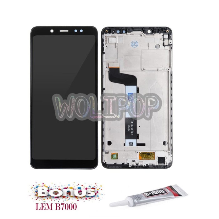 {SuheStore} LCD TOUCHSCREEN FRAME XIAOMI REDMI NOTE 5 REDMI NOTE 5 PRO ORIGINAL Murah