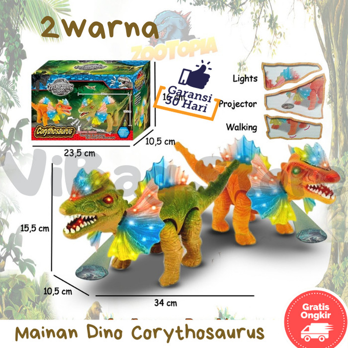 Mainan Anak Dinosaurus Corythosaurus DinoHewan Binatang ZOO BBR1106