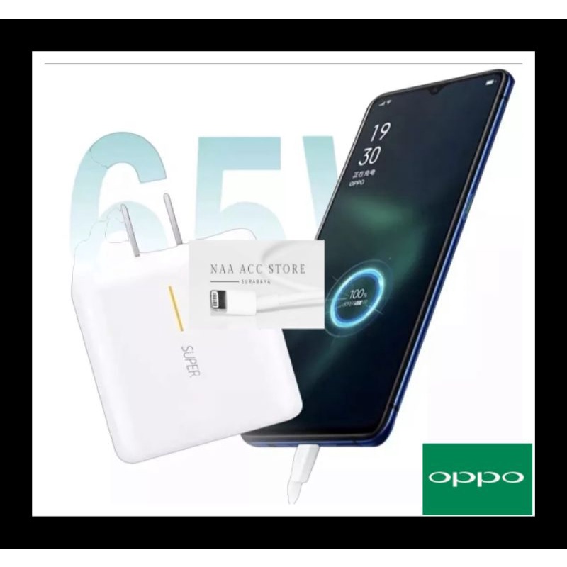 CHARGER ORIGINAL OPPO RENO 8 4G RENO 74G RENO 5 RENO 4 RENO 4F RENO 3 RENO 2F OPPO A52 A53 A57 A92 A93 A95 RENO 7 RENO 7Z RENO 8T RENO 8Z A74 A76 A77S A78 A96  65W 65WATT TYPE C TIPE C SUPERVOOC FASTCHARGING