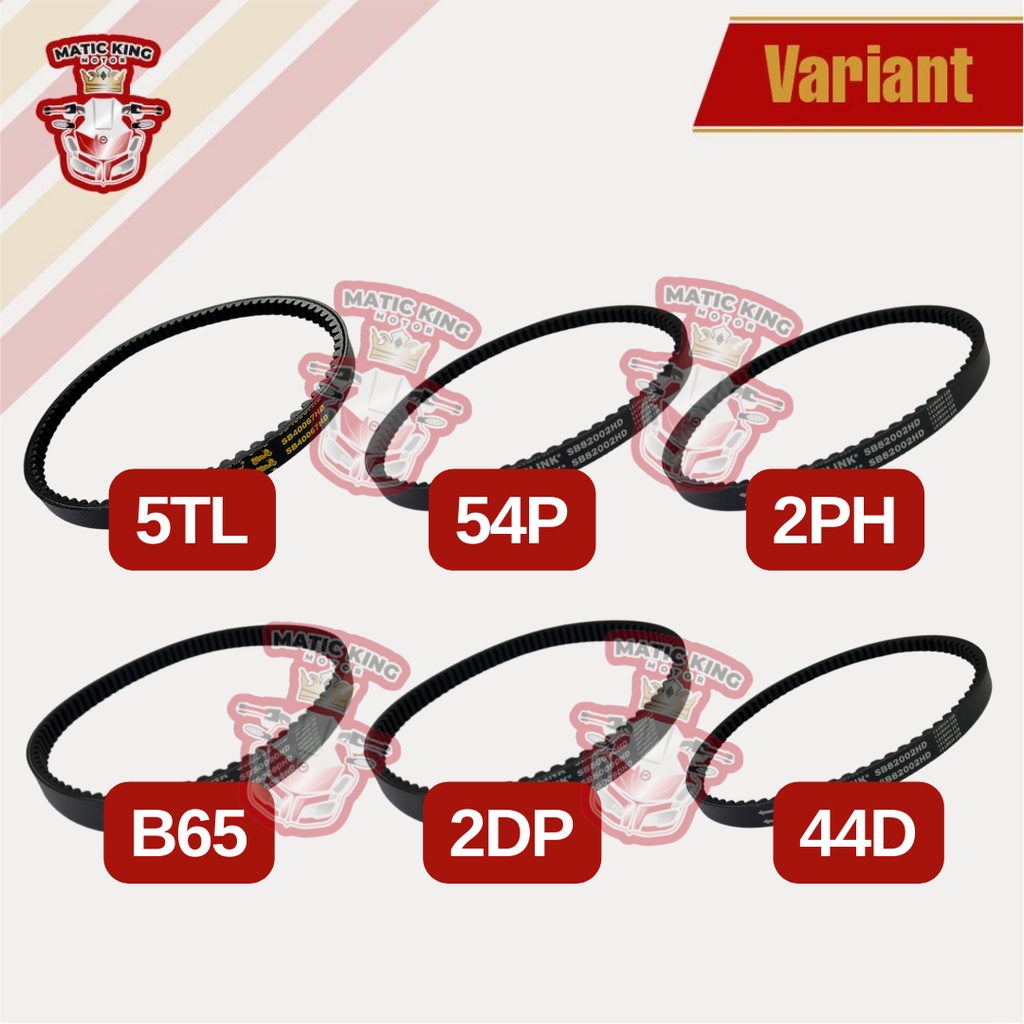 Vanbelt V Belt Nmax Aerox 155 Lexi 125 Gates Powerlink Made in Thailand