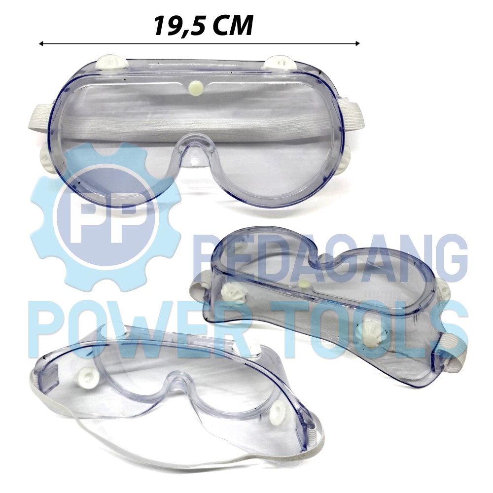 XENON E40508 KACAMATA GOOGLE KACA MATA SAFETY GLASSES MEDIS APD BENING