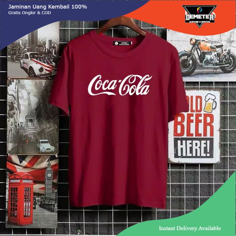 Kaos COCA-COLA premium distro tshirt atasan