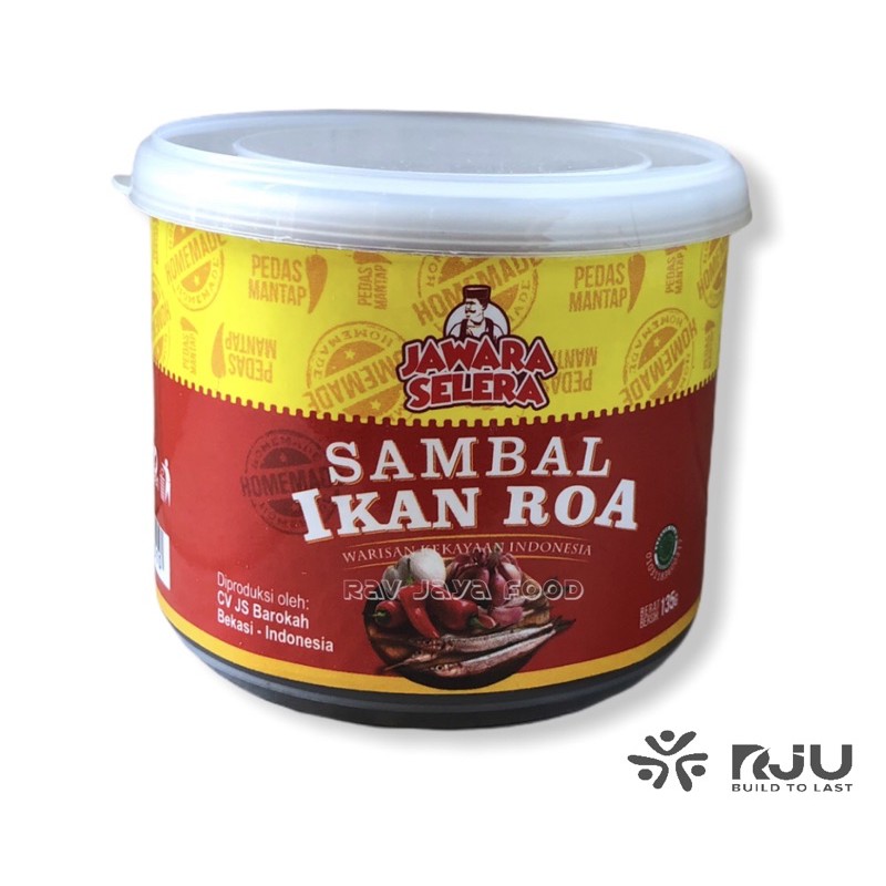 

Sambal Instan Ikan Roa Jawara Selera (135gr)