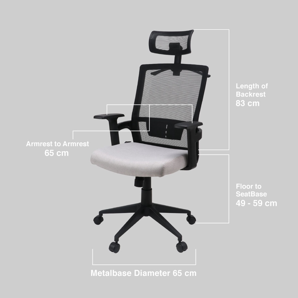 Rexus Ergonomic Office Chair Kursi Kantor NC-1 / NC1-2