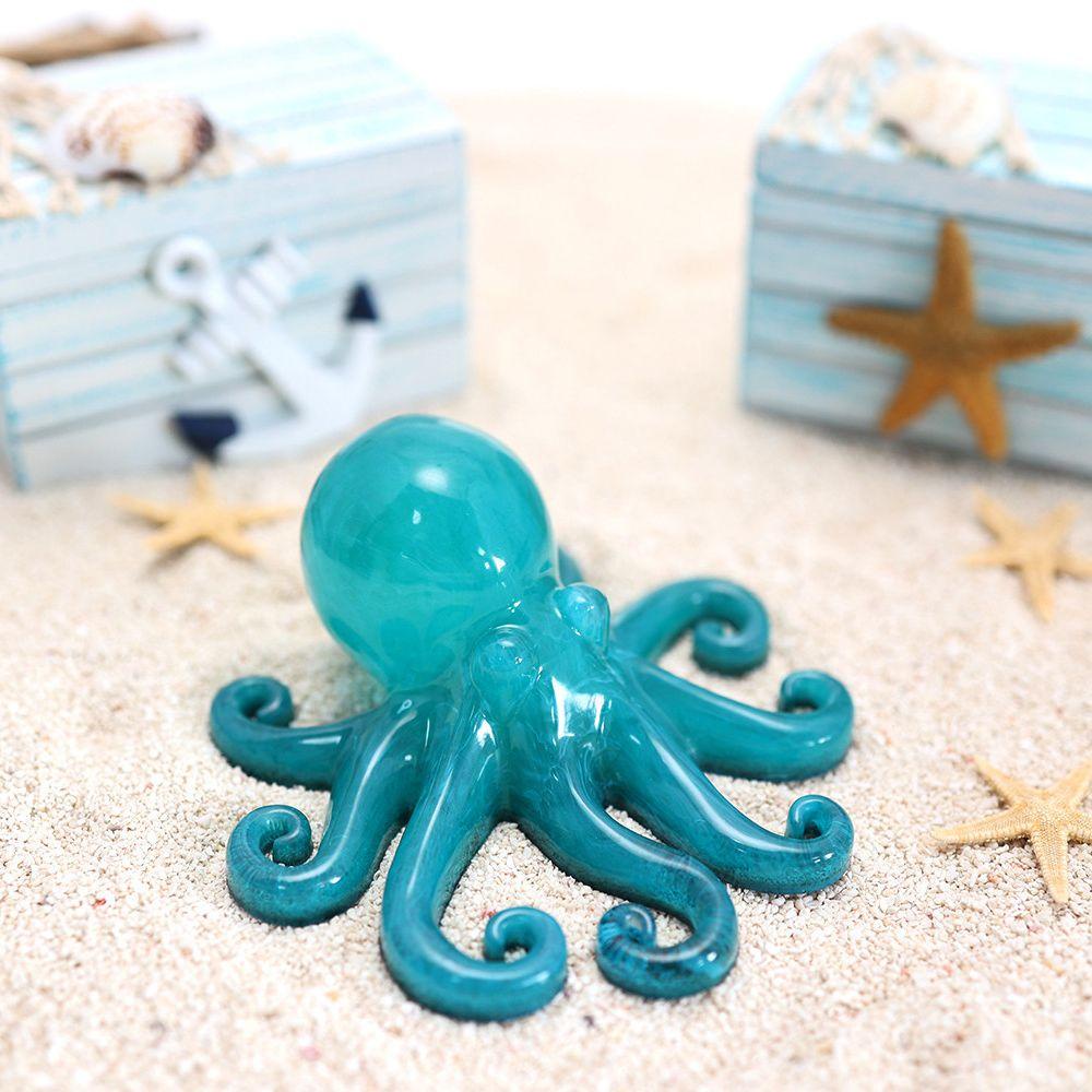 R-flower Ocean Octopus Silicone Mold Cetakan Tanah Liat Epoxy Hadiah Xmas Casting Mold