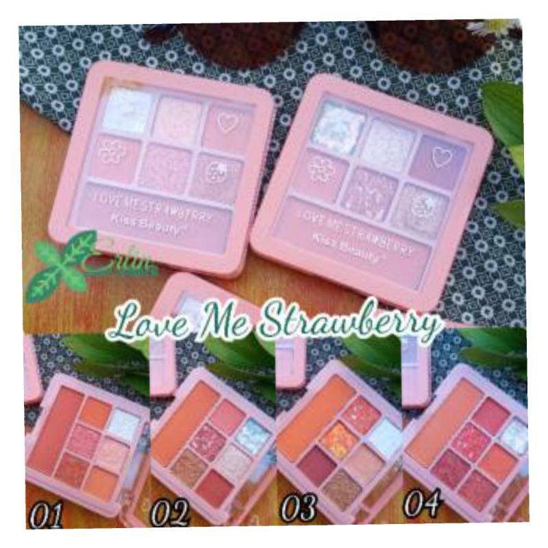 EYESHADOW DAN HIGHLIGTER LOVE ME STRAWBERRY | SHINE THE STARS PERPCS  NO.87128 | 87132 | 756B