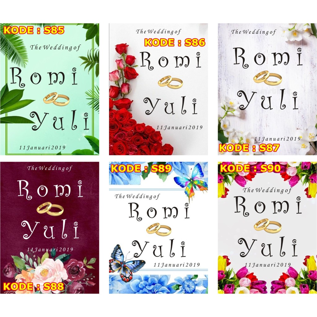 Isi 100 Stiker Souvenir Stiker Hampers Stiker Bingkisan Parcel