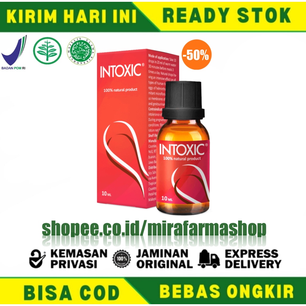 Intoxic ® Hermuno Asli Cairan Herbal Anti Parasit Tubuh 100% Original Herbal - Proherbarix - Hermuno