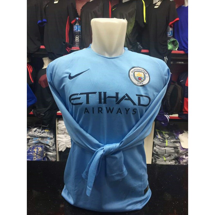 Jersey Manchester city lengan panjang home New 217/2018 buruan