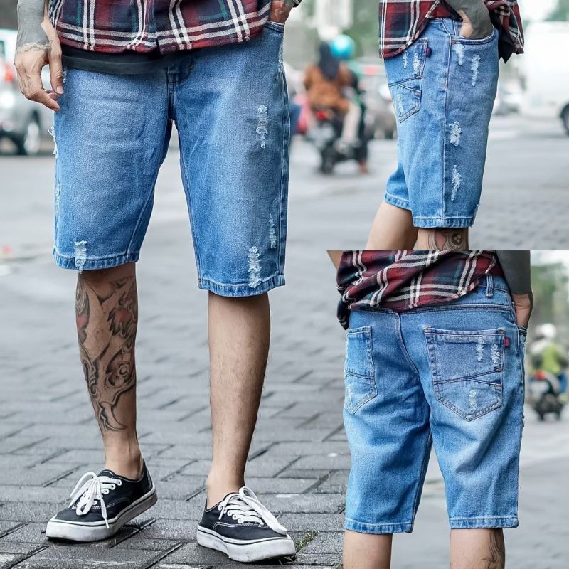 CELANA PENDEK PRIA LEVIS/JEANS/MODEL SOBEK2 /LEVIS REGULER 001