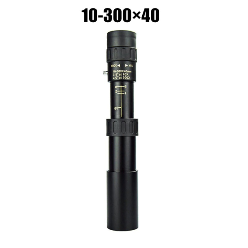 Monocular Zoom Telescope 10-300x40 - FBA44 - Black
