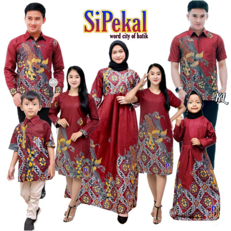 Grosir Couple Keluarga Sarimbit Batik Couple Family Batik Pekalongan 0099