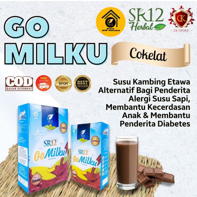 

SR12 GoMilku Susu Kambing Etawa Rasa Cokelat