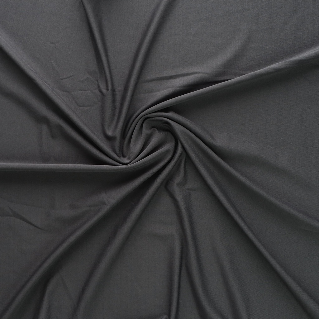 Pashmina Instan Jersey New Normal Series | Pashmina Lubang Telinga-Dark Grey