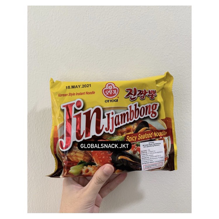 

OTTOGI JIN JJAMBBONG SPICY SEAFOOD RAMEN NOODLE-MIE KOREA (NON HALAL)