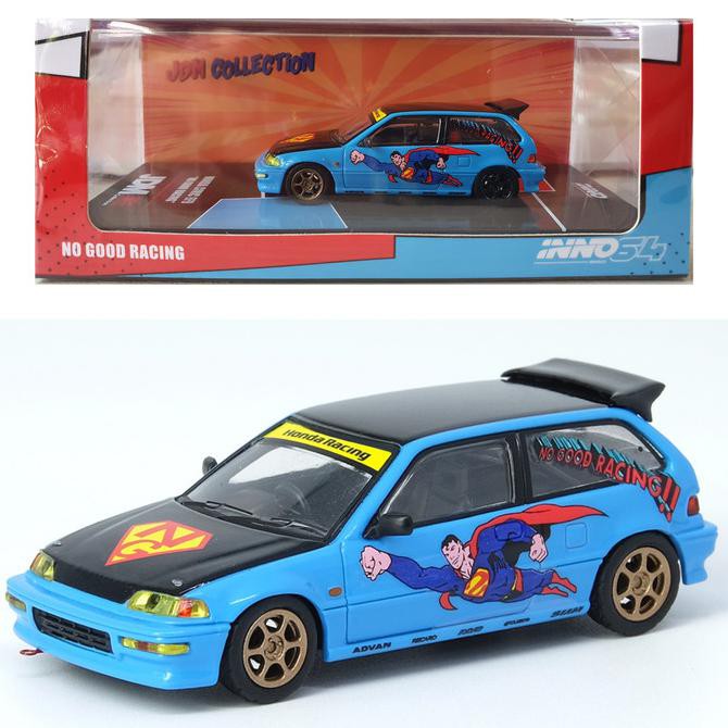 maddox - Inno 1/64 HONDA CIVIC EF9 NO GOOD RACING SUPERMAN