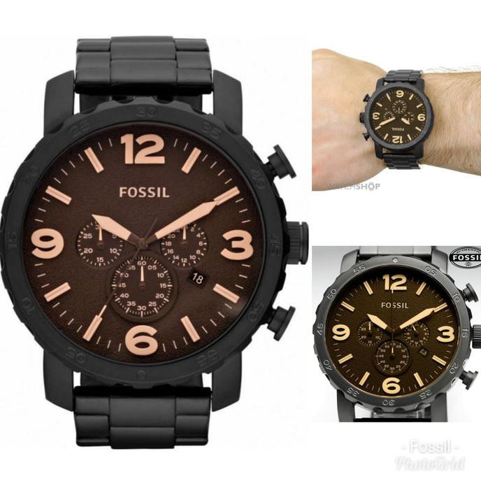 Barang Berkualitas Jam Tangan Pria Merk Fossil JR 1356 Original S.Steel Free yes BARANG BAGUS