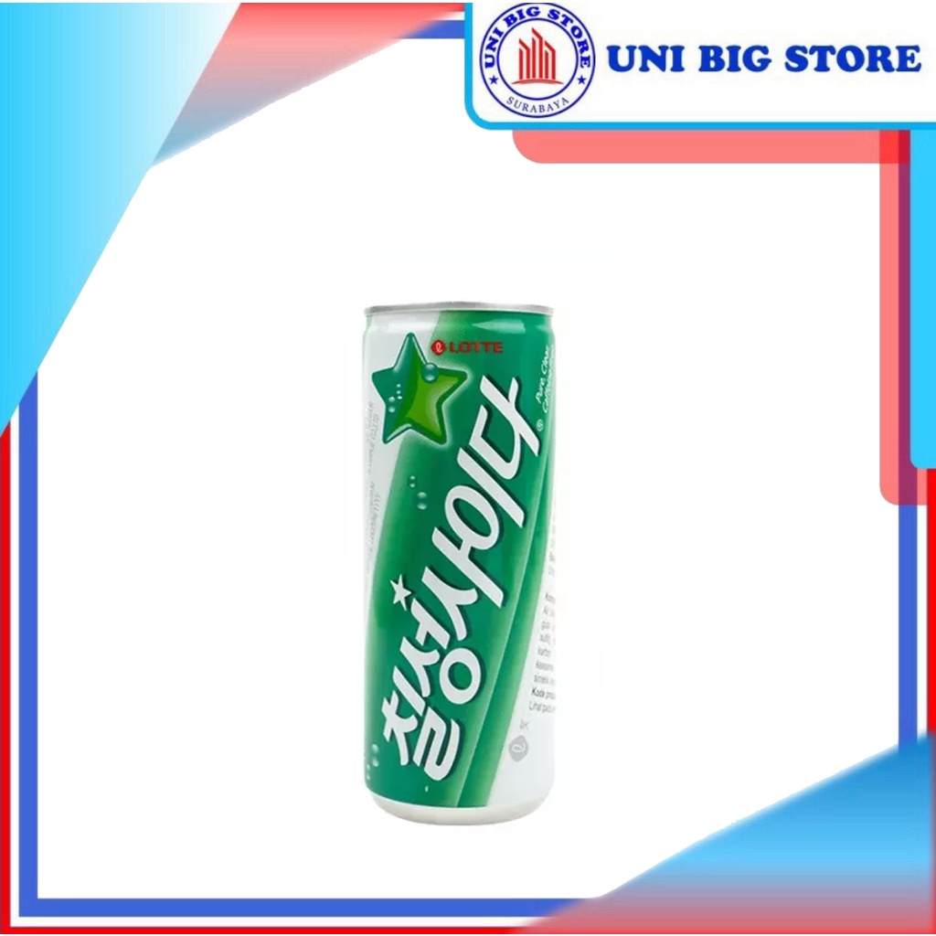 

Lotte Chilsung Cider Air Soda Sparkling 250 ml Korea Soda Perasa