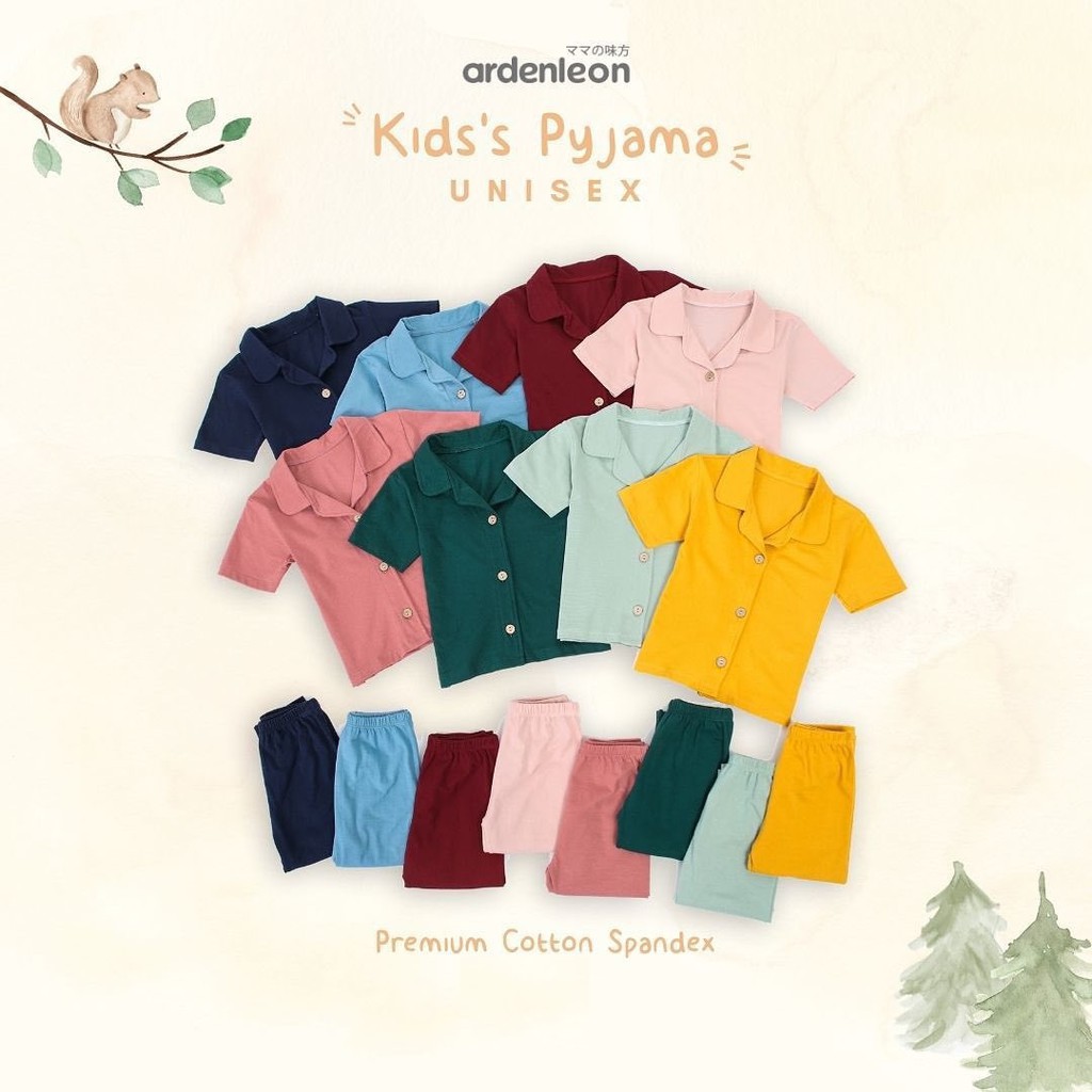 Ardenleon Kids Pyjama | Baju Tidur Anak