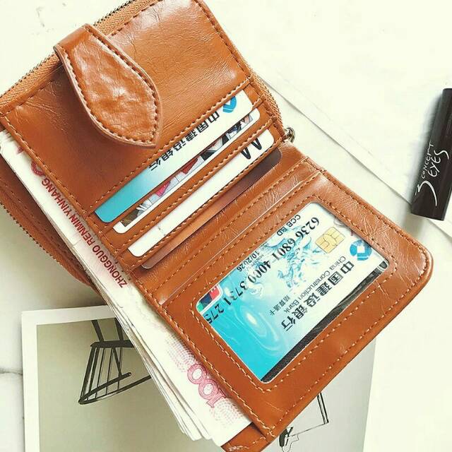 Dompet lipat lidah besar /dompet murah meriah