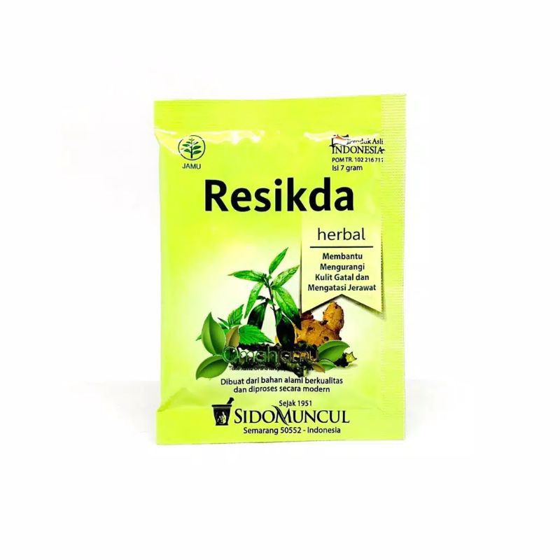 

RESKIDA. JAMU DARAH KOTOR DAN JERAWAT SIDOMUNCUL