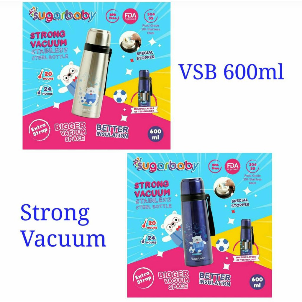 Sugar Baby Vacuum Stainless Steel Bottle / Termos / Thermos