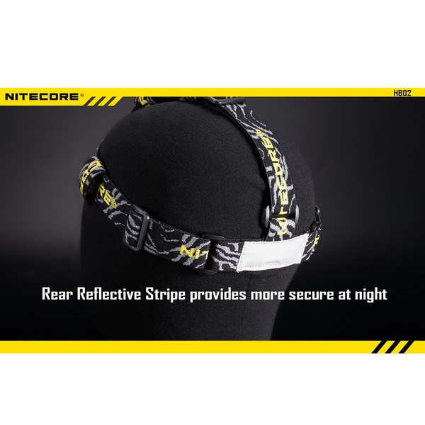 NITECORE Headband Senter LED - HB02 - Black