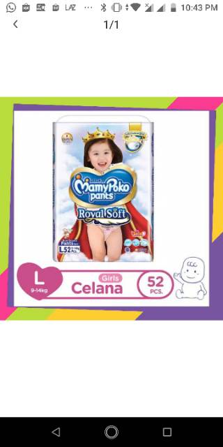 Mamy poko mamypoko pants girl XL46 girl L52 boy L52 boy XL46 boy M64 girl M64