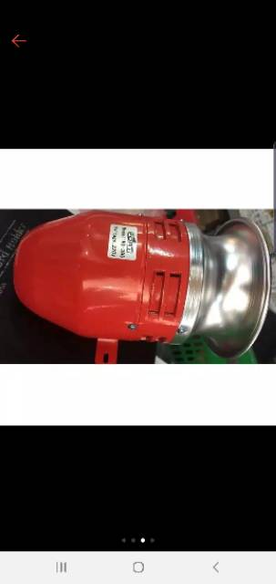 Motor Sirene MS-390 220V Fort / Siren MS390 220Volt / Alarm MS 390 Merk FORT