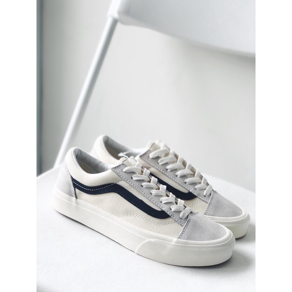 Vans Style36 Marshmallow White Dress Blue