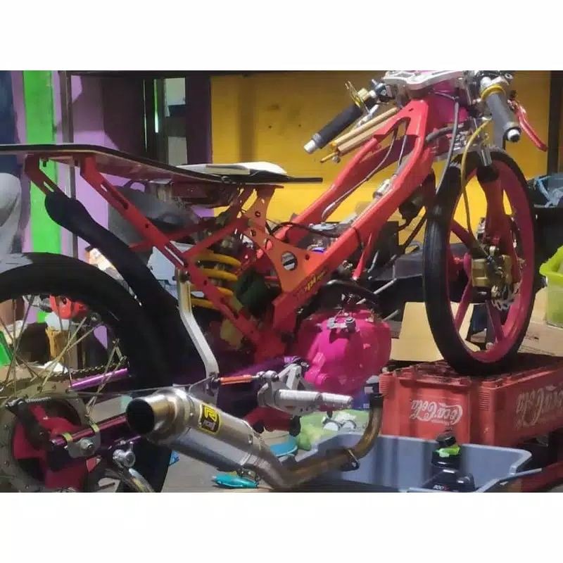 Knalpot Jupiter 130 Rob1 Db17 Knalpot Racing Rob1 Jupiter 130 DB17