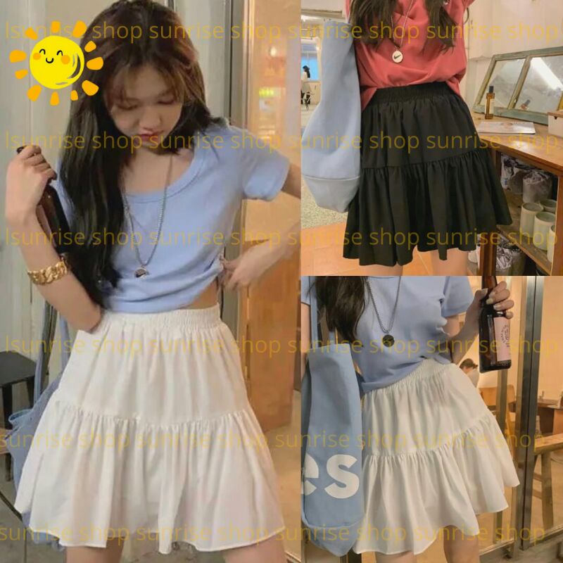 TIERED MINI KOREAN SKIRT ROK MINI TIERED