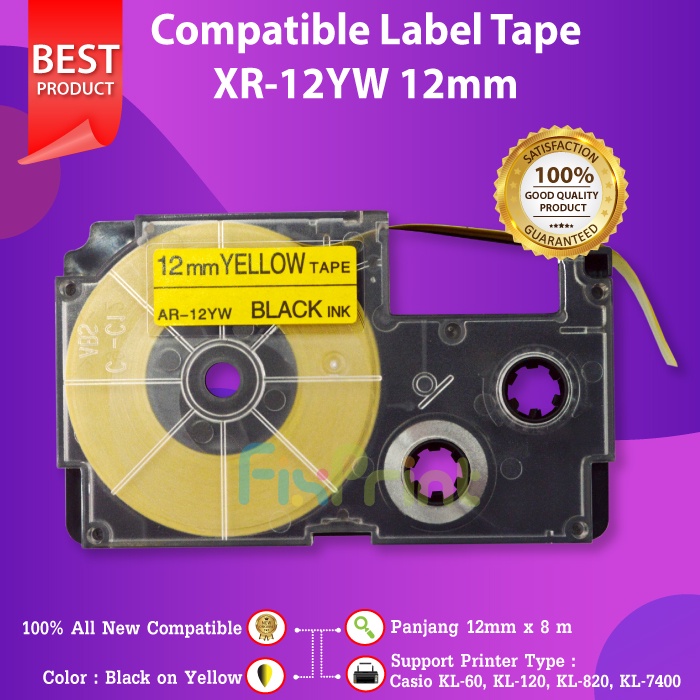 Pita / EZ Label Tape Printer Csio 12mm
