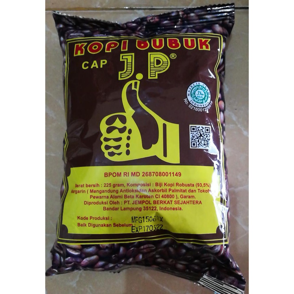 KOPI JEMPOL JP ASLI LAMPUNG [225 GRAM]