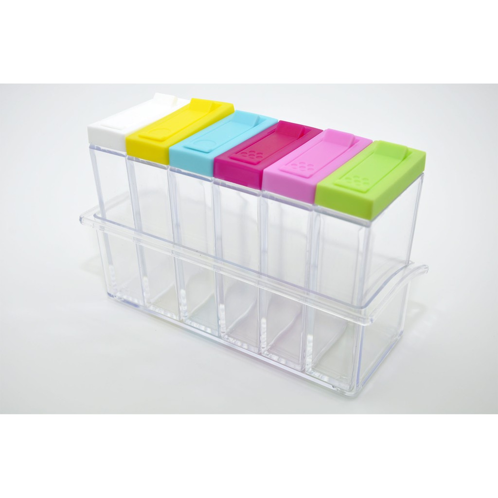 VOM Kotak Bumbu / Tempat Bumbu 6 in 1 Seasoning - 0019