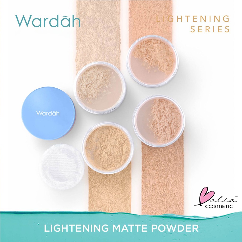 ❤ BELIA ❤ Wardah Lightening Matte Loose Powder 20g ( bedak tabur wardah )